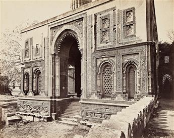 SAMUEL BOURNE (1834-1912) A group of 17 photographs depicting historical landmarks in Delhi. 1860s.